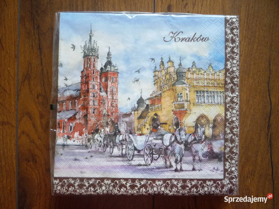 Serwetki papierowe Kraków 20 sztuk Szczecin