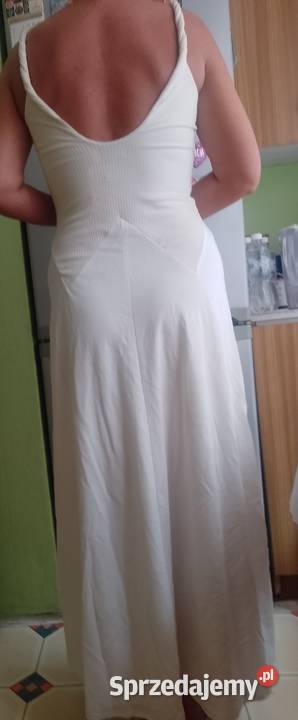 40L ASOS DesignDługa kremowa letnia sukienka Spódnice i sukienki małopolskie sprzedam