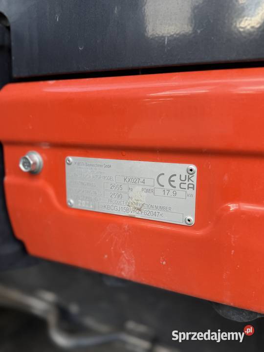Używana minikoparka Kubota KX027 200 Mth Koparki Bielsko-Biała