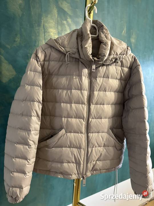 Kurtka puchowa XS Massimo Dutti beżowa z Kurtki i płaszcze śląskie Częstochowa