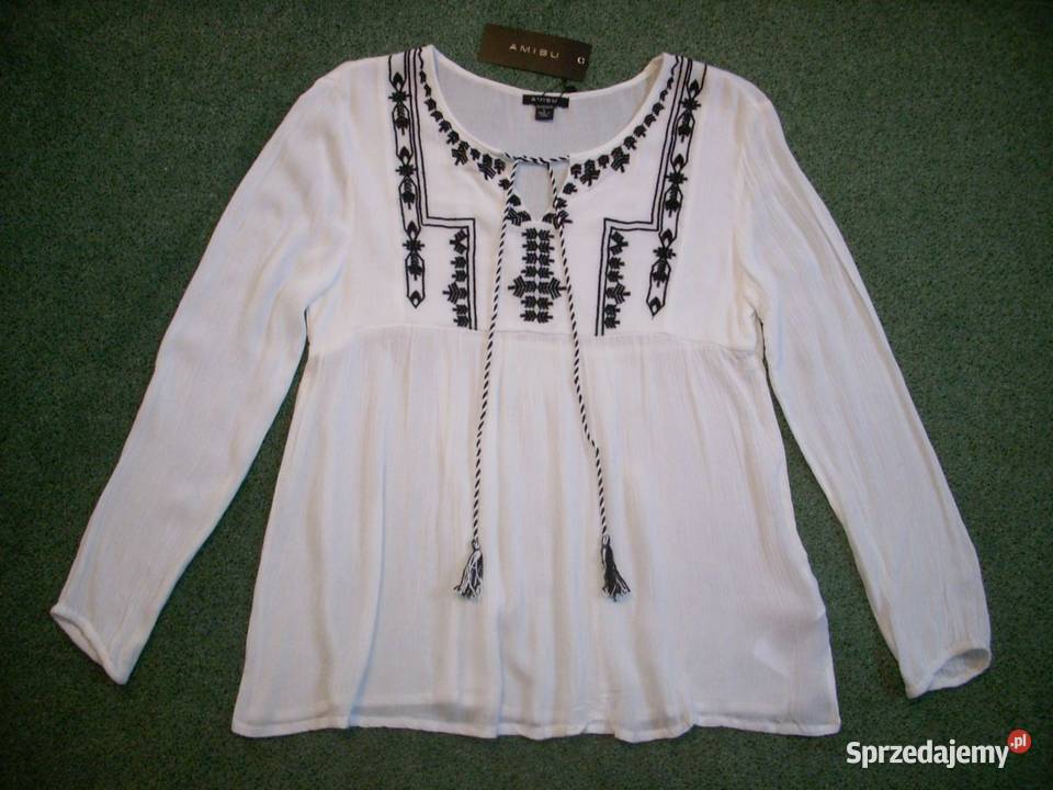 AMISU tunika koszula NOWA Wyszywana HAFT L XL Nowy Sącz sprzedam