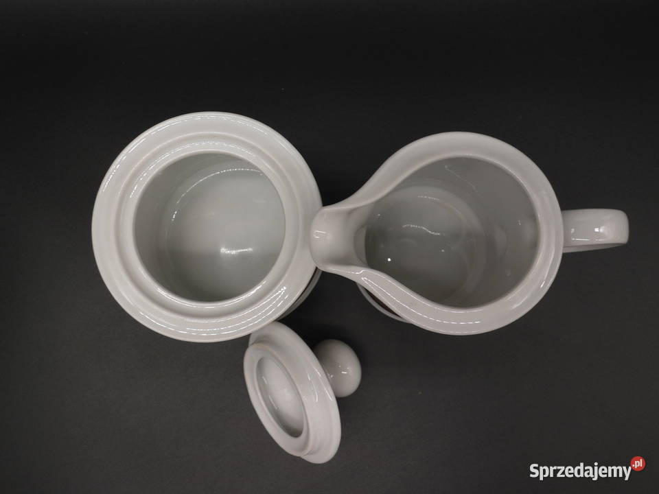 Zestaw Porcelanowy Cukiernica i Mlecznik Raszków