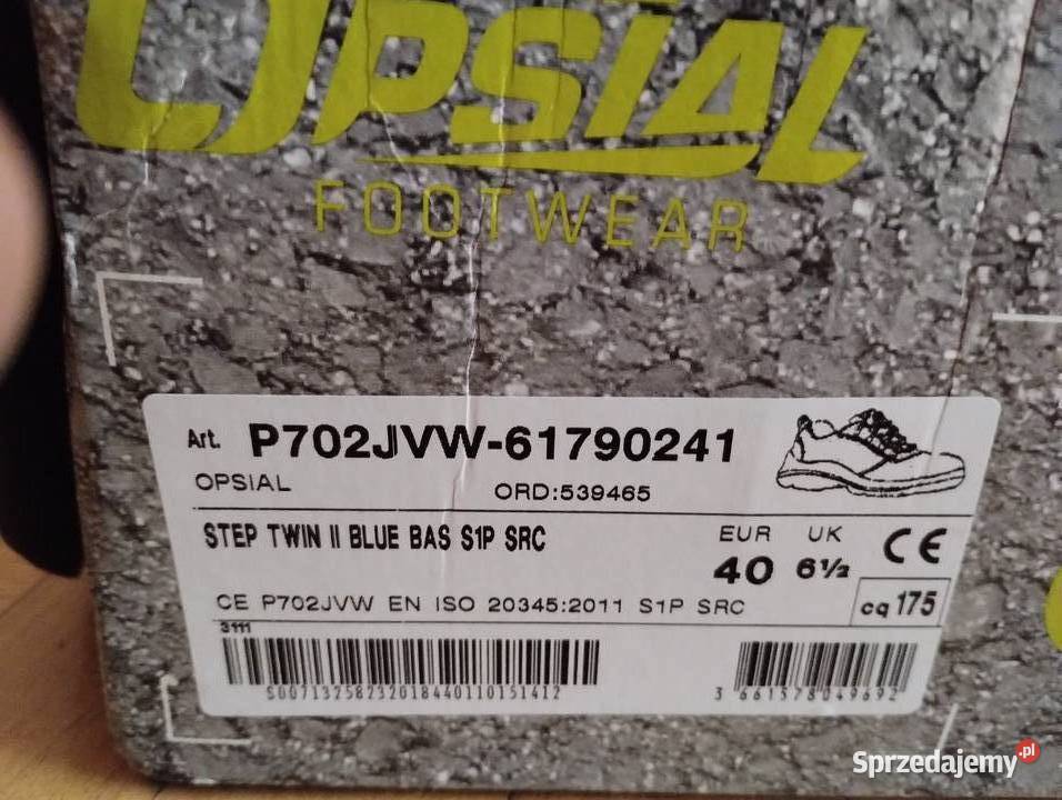 Nowe Buty ochronne robocze z noskiem bezpieczne niebieski