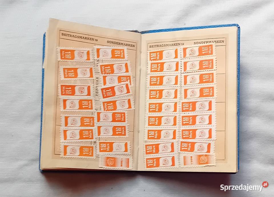 Legitymacja Towarzystwa Przyjaźni Antykwariat
