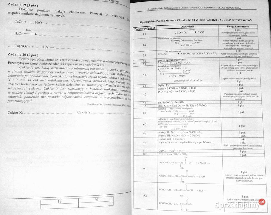 Chemia Zbiór zadań z odpowiedziami 20022013 Tom