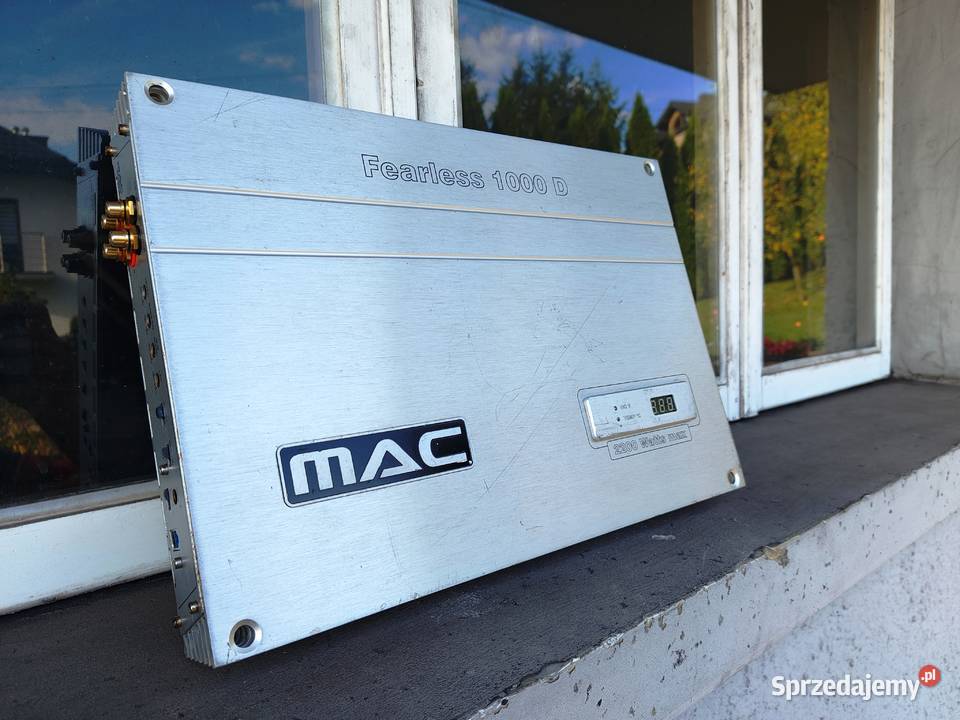 Wzmacniacz samochodowy 1 kanałowy monoblok Mac Niegowonice