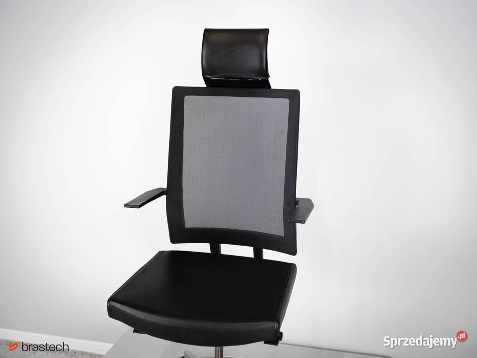 Fotel biurowy Sinetica Blue Executive Leather Sątoczno