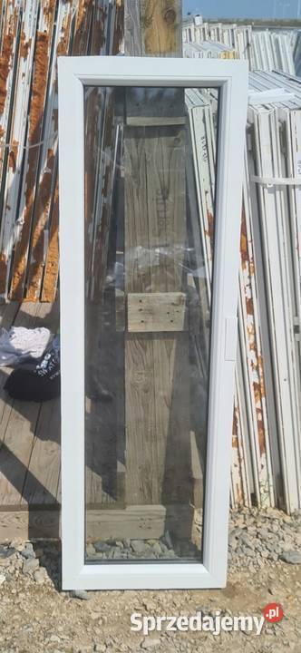 OKNA KacprzaK Witryna 43x133 FIX Używany PCV Budowa Lublin
