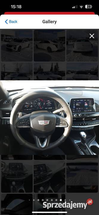 Cadillac c4 wersja sport napęd 4X4 235 koni nieuszkodzony