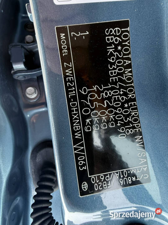 Toyota Corolla Hybryda niski przebieg oryginalny 139800km Corolla wielkopolskie Poznań