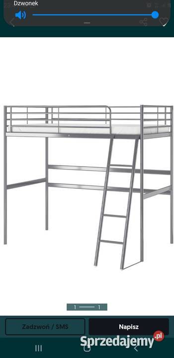 Łóźko Ikea svarta Śrem