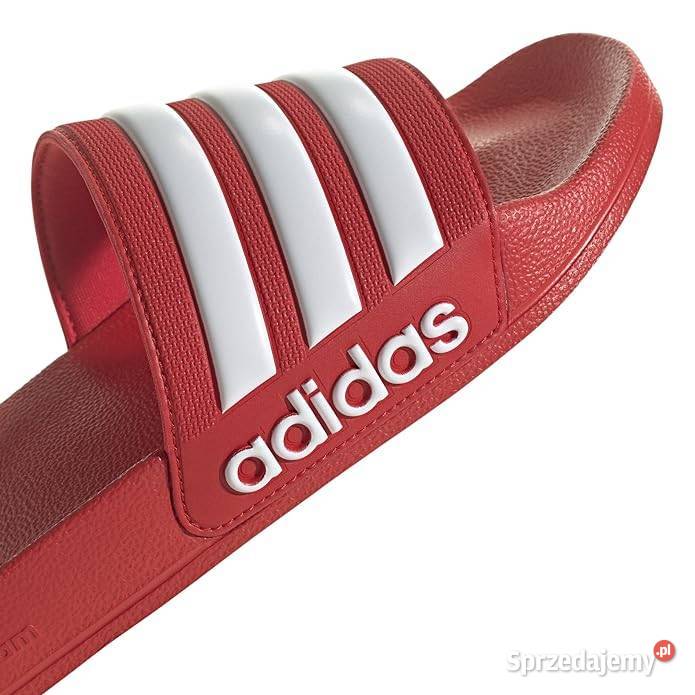 39 ADIDAS ADILETTE SHOWER KLAPKI BASEN PLAŻA Sandały i klapki śląskie Szczerbice