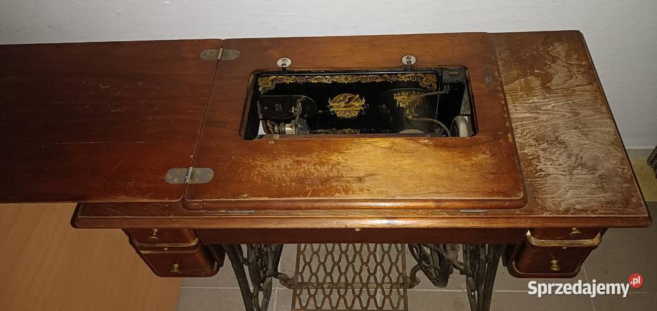 Maszyna do szycia Singer z akcesoriami oryginał Bogucin