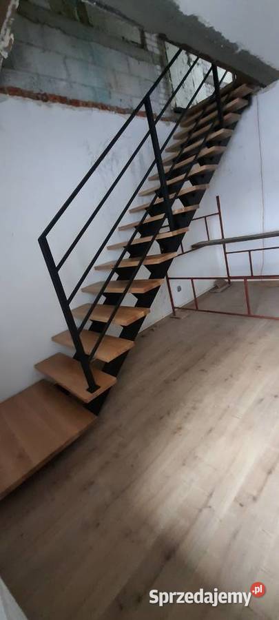 Schody konstrukcjia stalowa barierki