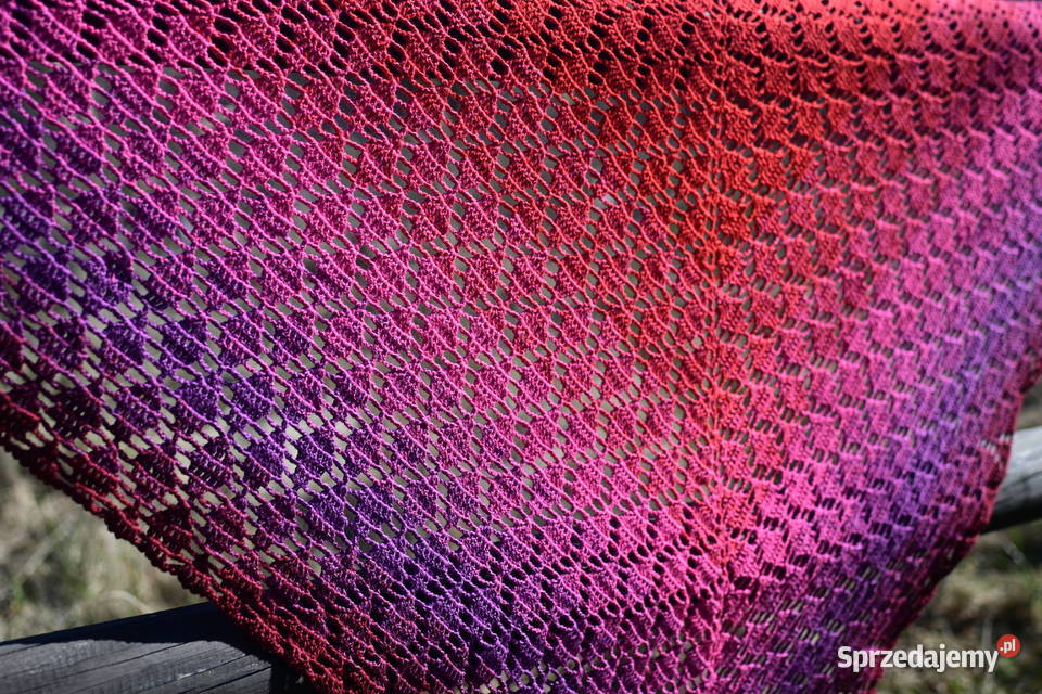 Chusta zrobiona na szydełku Koszalin