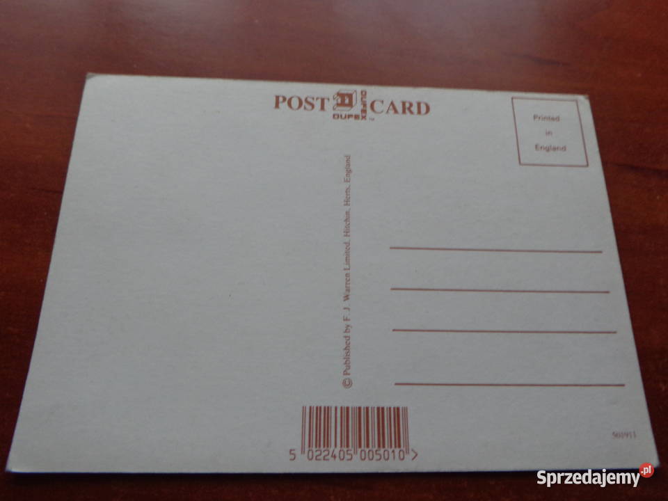 pocztówka błyszcząca czysta Poznań