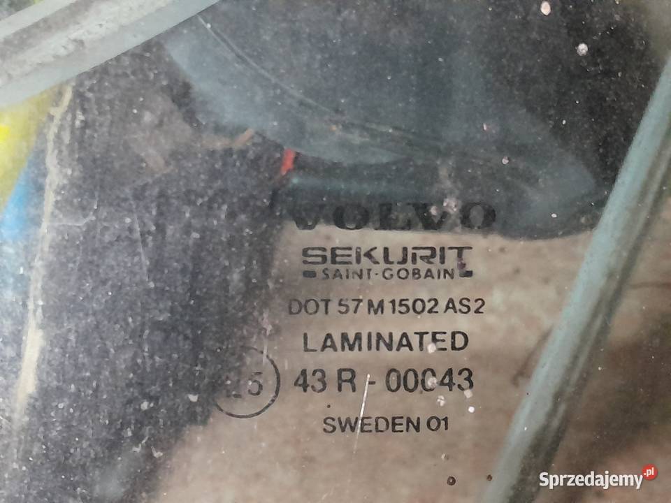 Szyba podwójna klejona Laminated Volvo V70 xc70 Wąwolnica