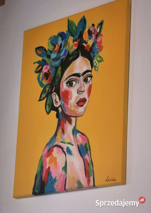 Obraz kobieta 50x60 okazja Toruń sprzedam