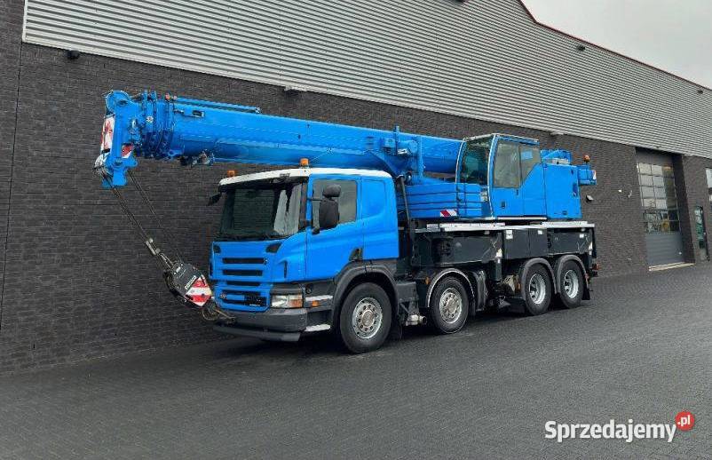 Dzwig samochodowy Liebherr Scania 410KM mazowieckie Warszawa