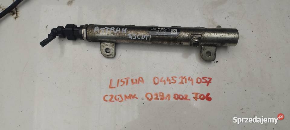 OPEL ASTRA H 19CDTI listwa wtryskowa 0445214057 Kielce