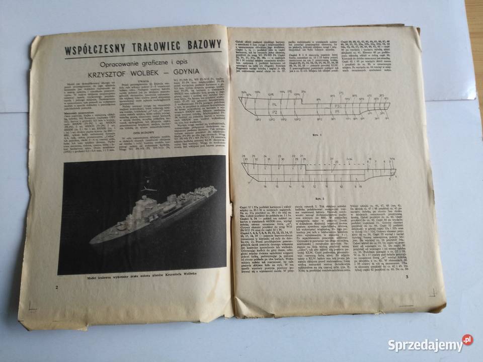 Mały Modelarz 11121980 Współczesny trałowiec Dąbrowa Górnicza