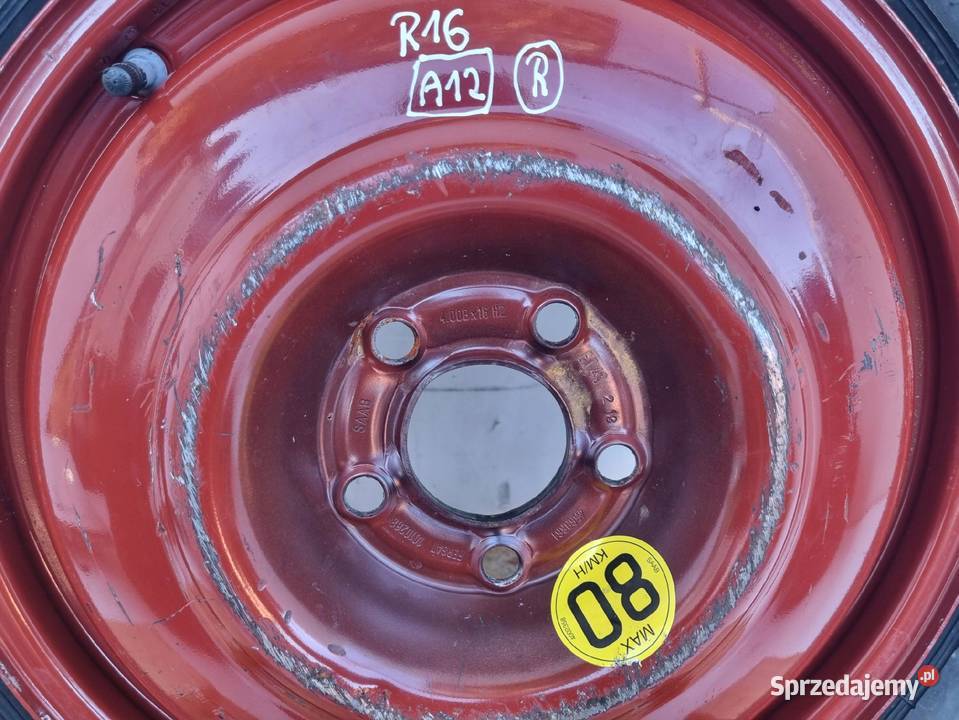 KOŁO DOJAZDOWE dojazdówka 11570 R16 5x110 Samochodowe sprzedam