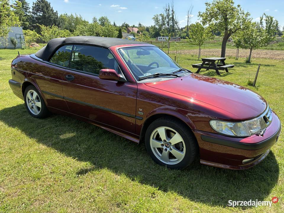 Saab 93 cabrio 20 Turbo LPG ładny Rok produkcji 2003