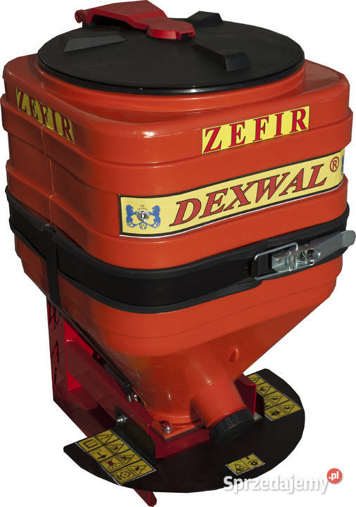 Rozsiewacz siewnik poplolunu Zefir 110 L Dexwal Żurawica