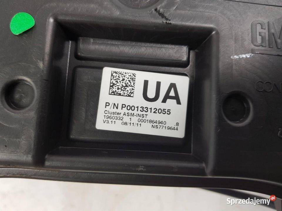 LICZNIK ZEGAR OPEL CORSA D P0013312055 kujawsko-pomorskie Lipno
