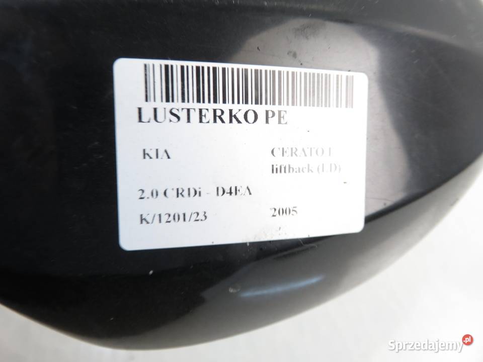 LUSTERKO PRAWE KIA CERATO I 4 PIN