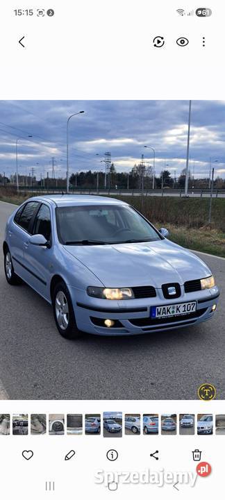 Seat Leon welurowa tapicerka