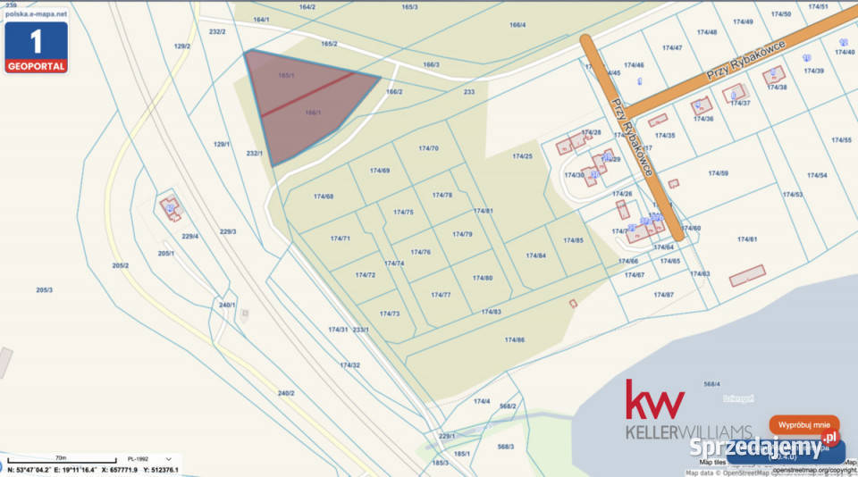 Do sprzedaży działka Prabuty 3692m2 Grunty i działki pomorskie