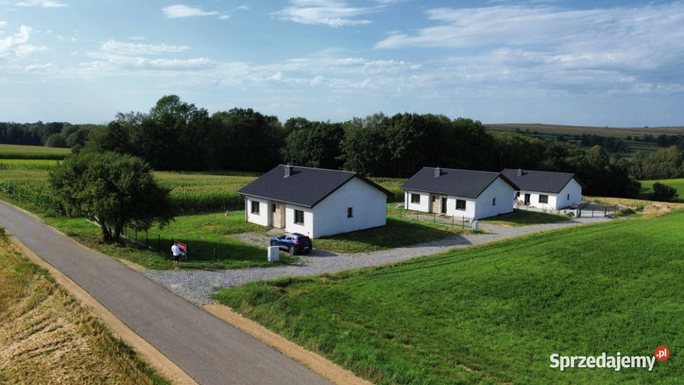 Nowoczesny dom parterowy 98 m z pompą ciepła i Andrychów