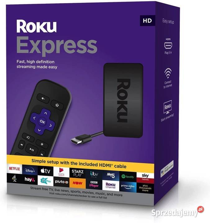 Roku Express HD Odtwarzacz multimediów