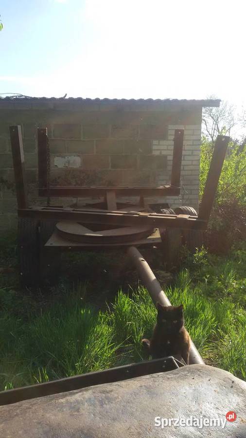 Przyczepa do dłużycy stali prętów drewna rur sprzedam