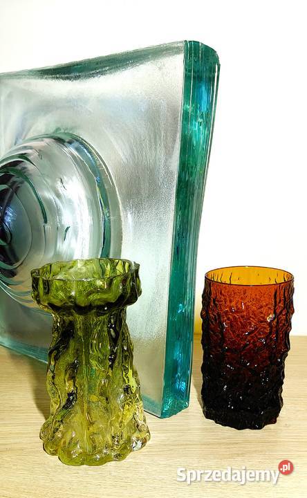 Wazony Kurt Wokan Ingrid glassG Baxtervintage Kalisz sprzedam