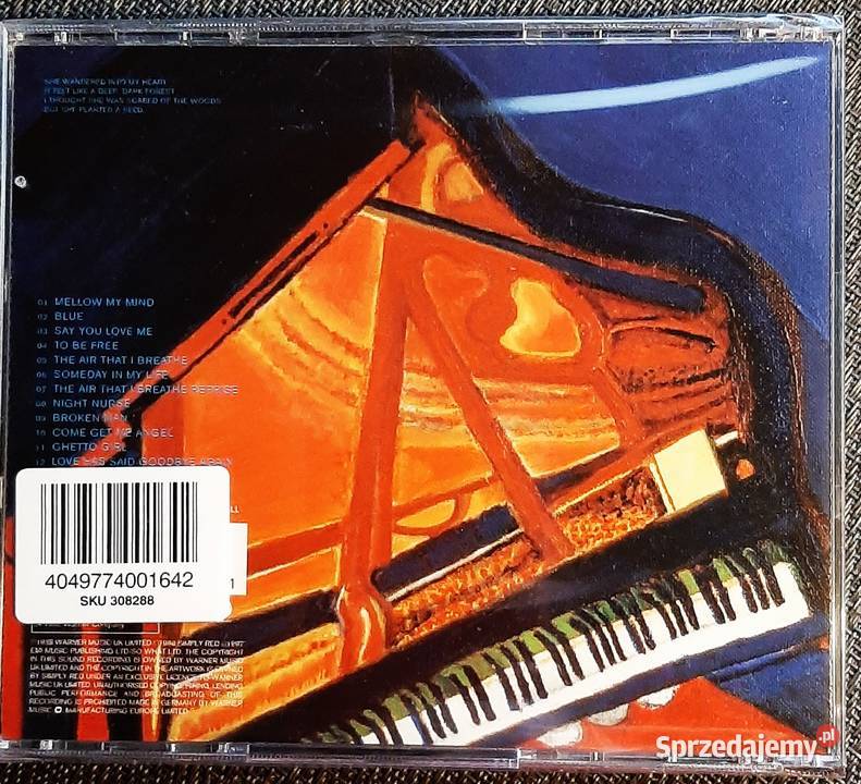 Wspaniały Album CD SIMPLY RED Album Blue Cd CD śląskie Katowice
