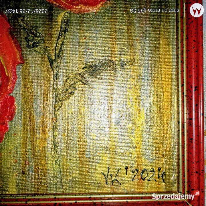 Maki w złocie Malarstwo Bychawka Trzecia