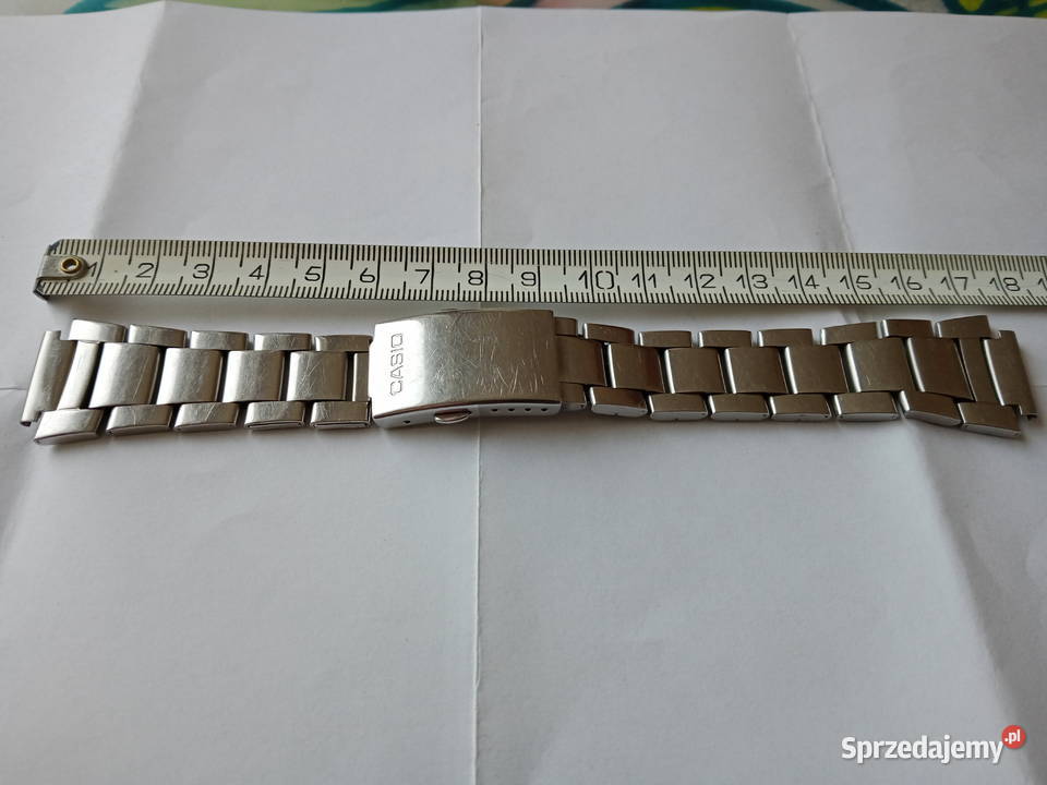 Pasek stalowy S1229N do zegarka Casio Bransoleta Wrocław