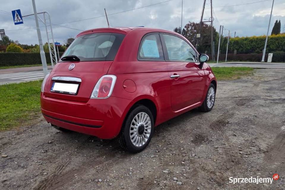 Fiat 500 czerwony klasyk 2014 Rzeszów Rok produkcji 2014 sprzedam