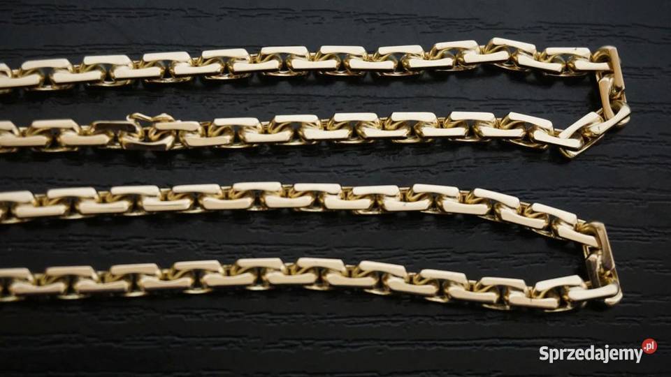 ZŁOTY ŁAŃCUSZEK KUTY ŁAŃCUCH ANKIER 60G mazowieckie Warszawa