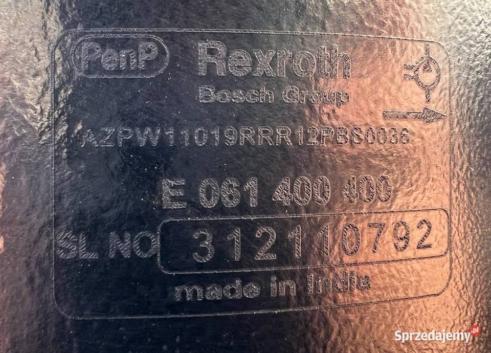 Rexroth A10V072EK1ED AZPW11019RRR12PBS0036 Poznań