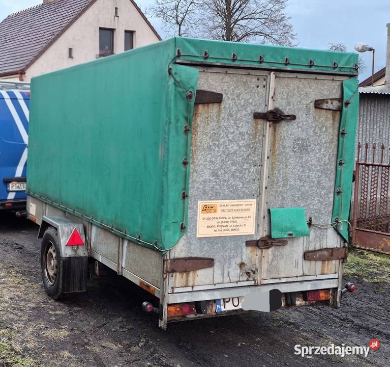 Przyczepa 1200 dmc Grewopalenica PB1000 Do samochodów osobowych Konin sprzedam