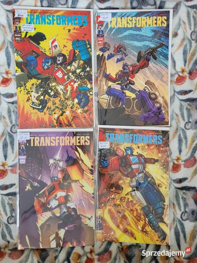 Transformers zestaw 26 komiksów 2023 first Kultura i Rozrywka Gdynia