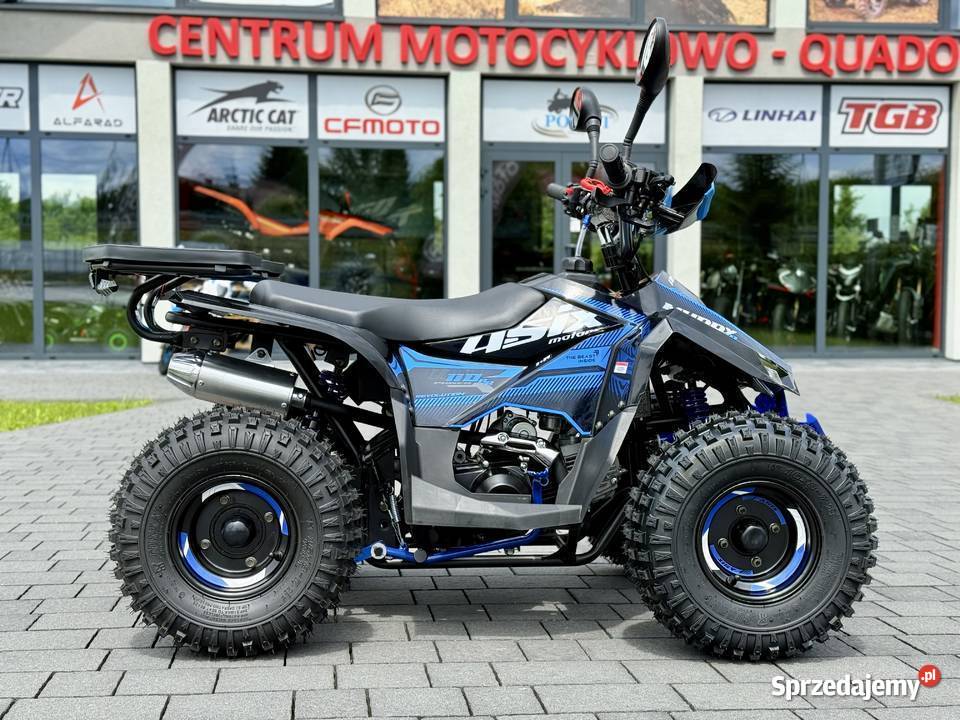 QUAD ASIX MUDDY A2 110 7 11 Kolor niebieski nieuszkodzony Głogoczów