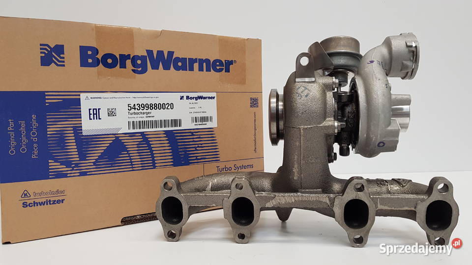 Nowa turbosprężarka BorgWarner KKK 54399880020 Siedlce