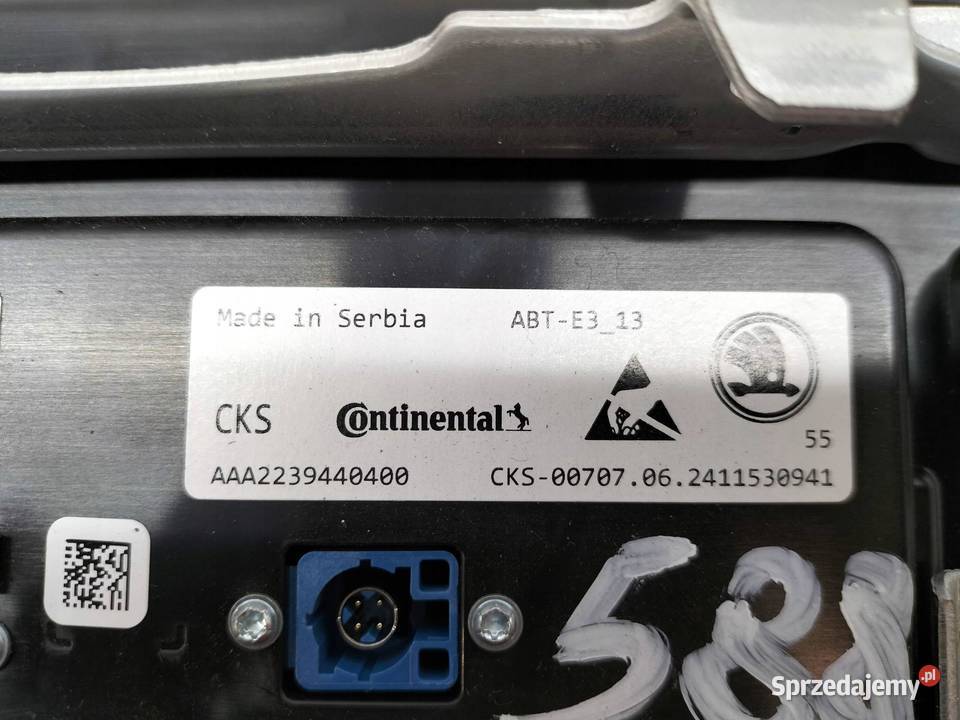 WYŚWIETLACZ 3P0919605 Skoda Superb IV 2023