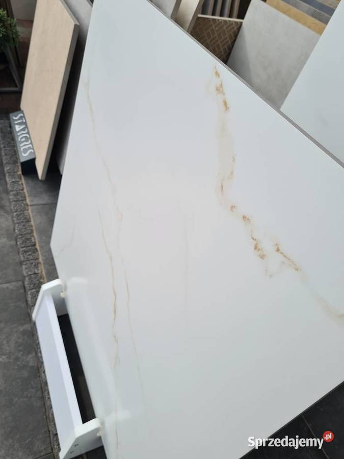 PŁYTKA GRES EMIGRES CARRARA GOLD LAPATO 80X80 Płytki uniwersalne Opoczno