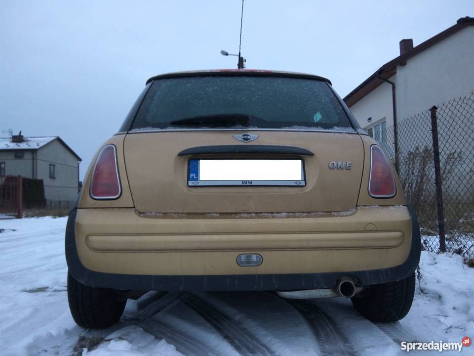 MINI COOPER GOLD EDITION PAKIET CHROM welurowa tapicerka Mostki