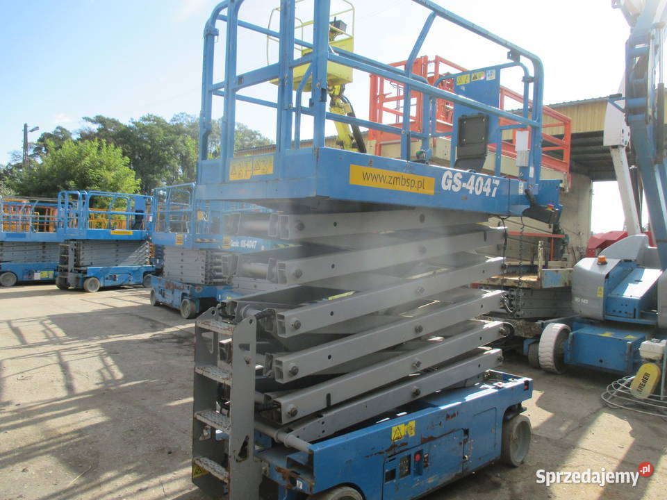 Podnośnik nożycowy zwyżka 14 m Genie GS4047 Pleszew